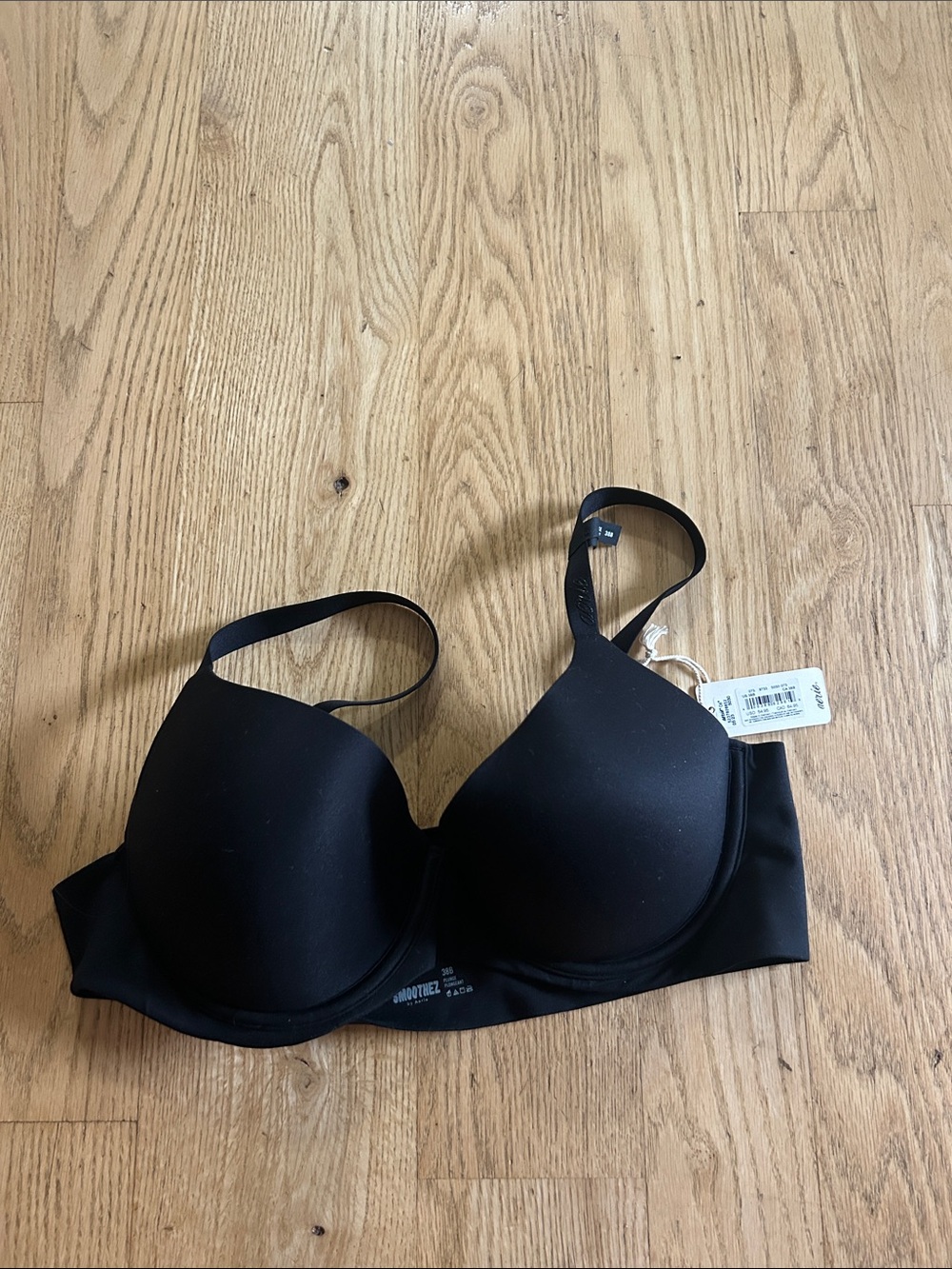 aerie Black T-Shirt Smoothez Plunge Bra